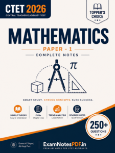 CTET Maths PYQs — 300+ Solved Questions + Trend Analysis (Instant PDF, English)